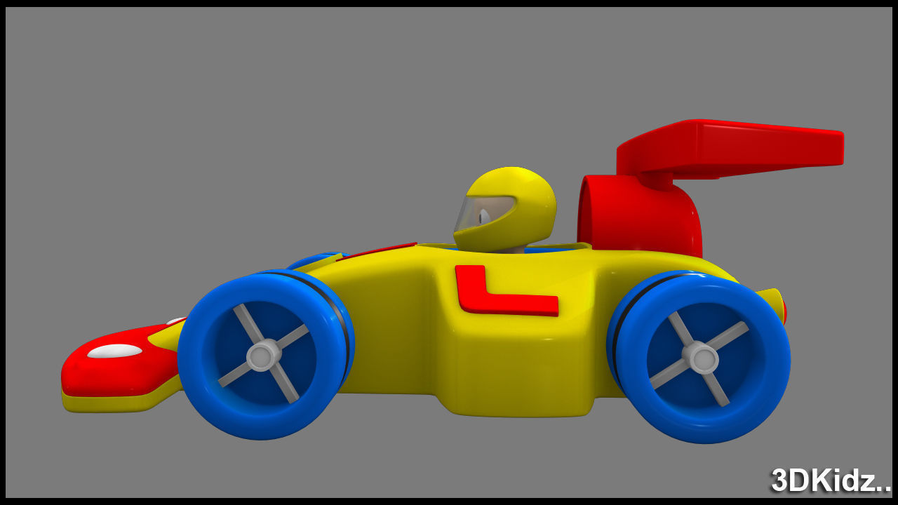 3D Model toy vehicle toy  race racing racer racecar racingcar  3D model_1