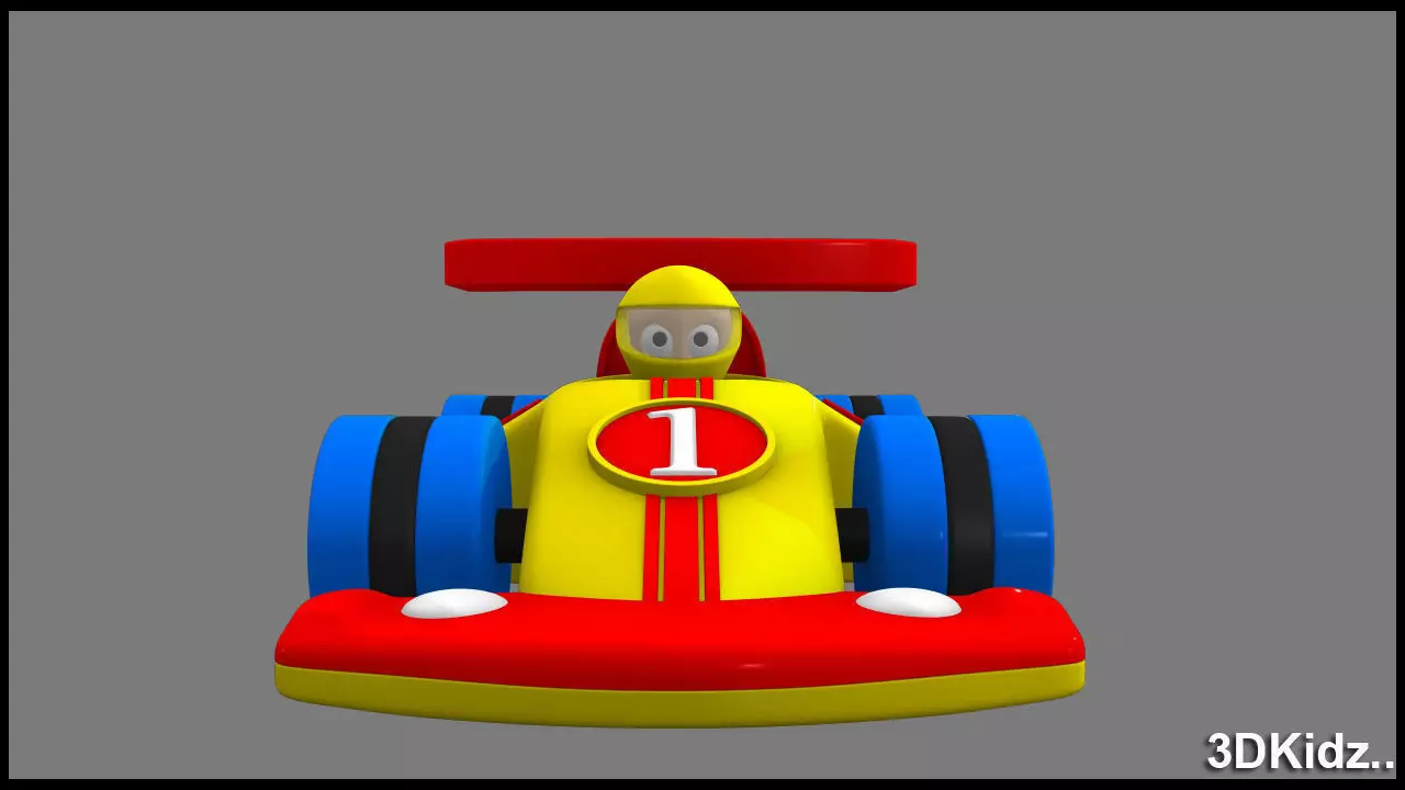 3D Model toy vehicle toy  race racing racer racecar racingcar  3D model_0