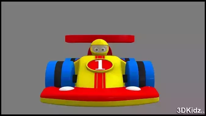 3D Model toy vehicle toy  race racing racer racecar racingcar  3D model