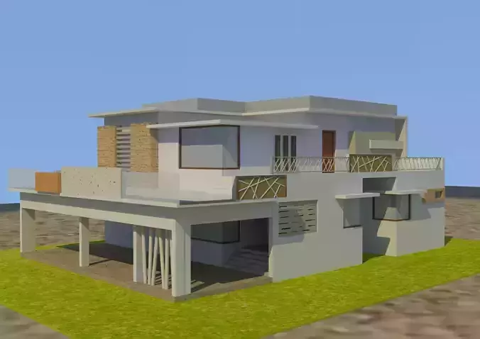 3d Exterior and Floor model of residential homes 