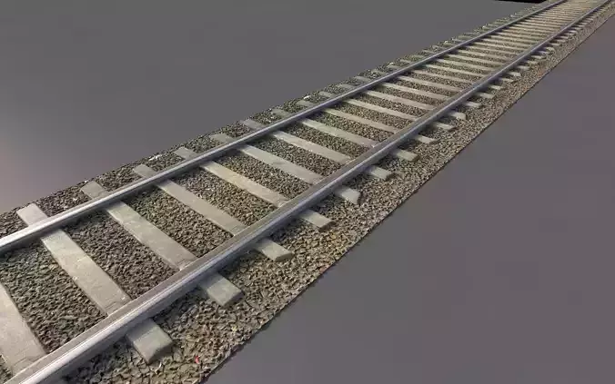 the texture of the rail