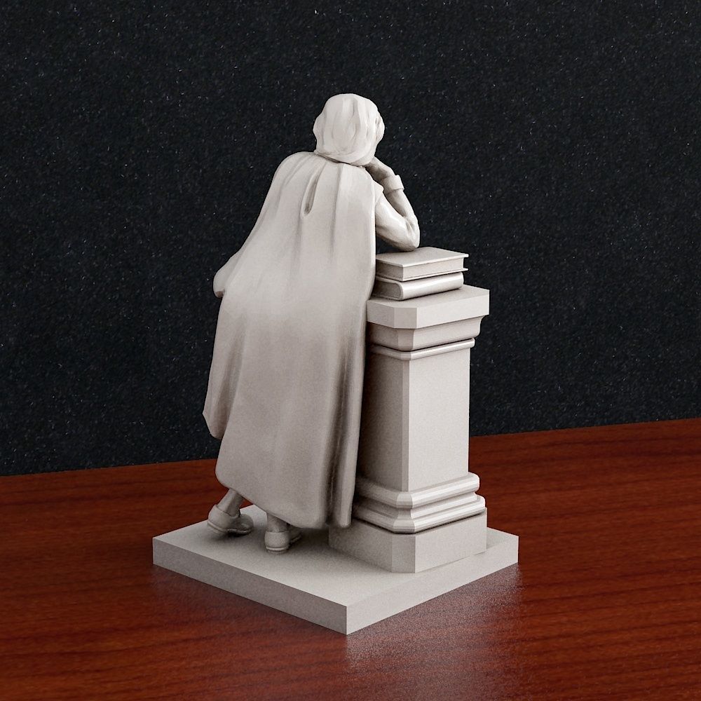 William Shakespeare 3d print model 3D print model_1