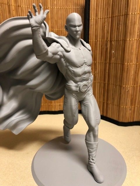 Saitama 3D Model statue of superhero 3D print model_20
