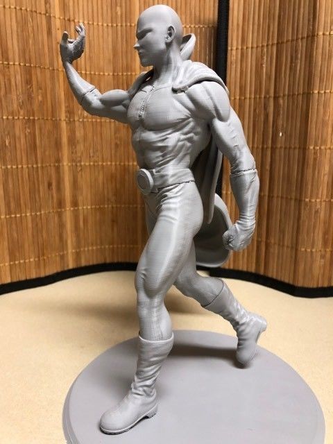 Saitama 3D Model statue of superhero 3D print model_21