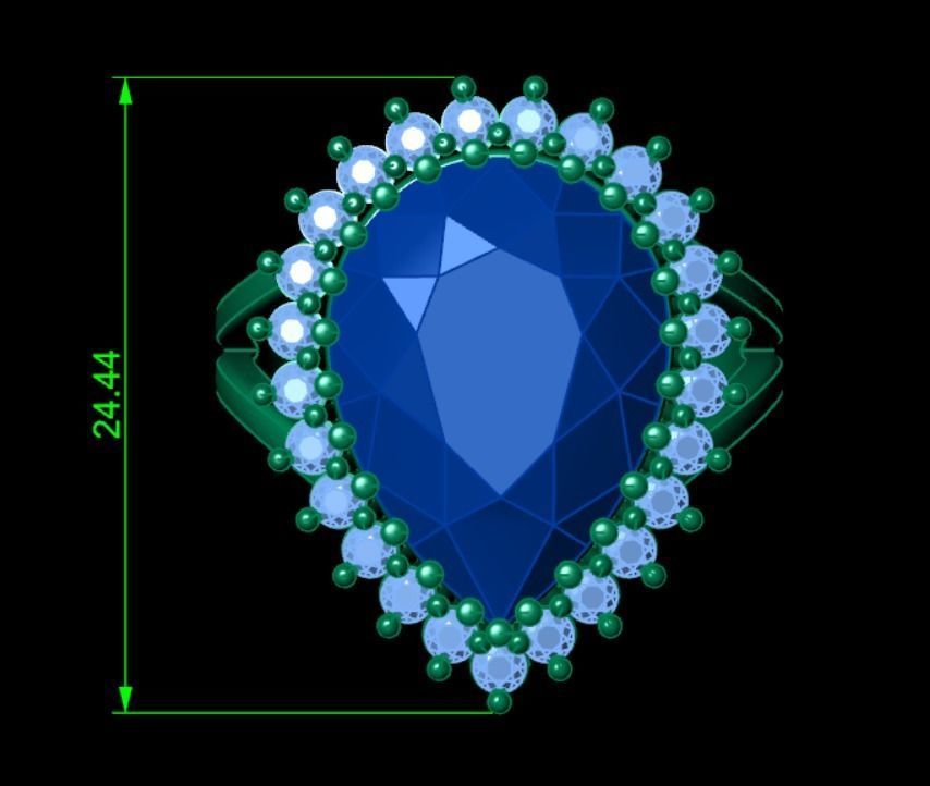 Ring dp 30 3D print model_10