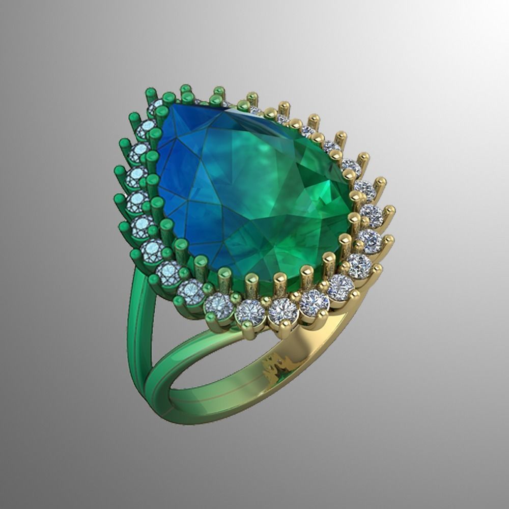 Ring dp 30 3D print model_1