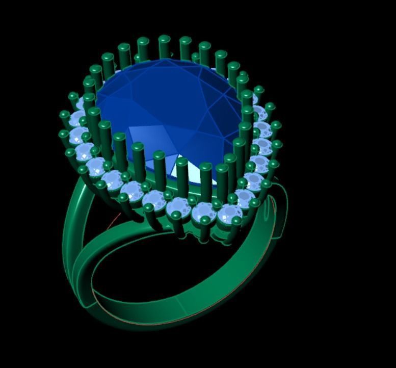 Ring dp 30 3D print model_9