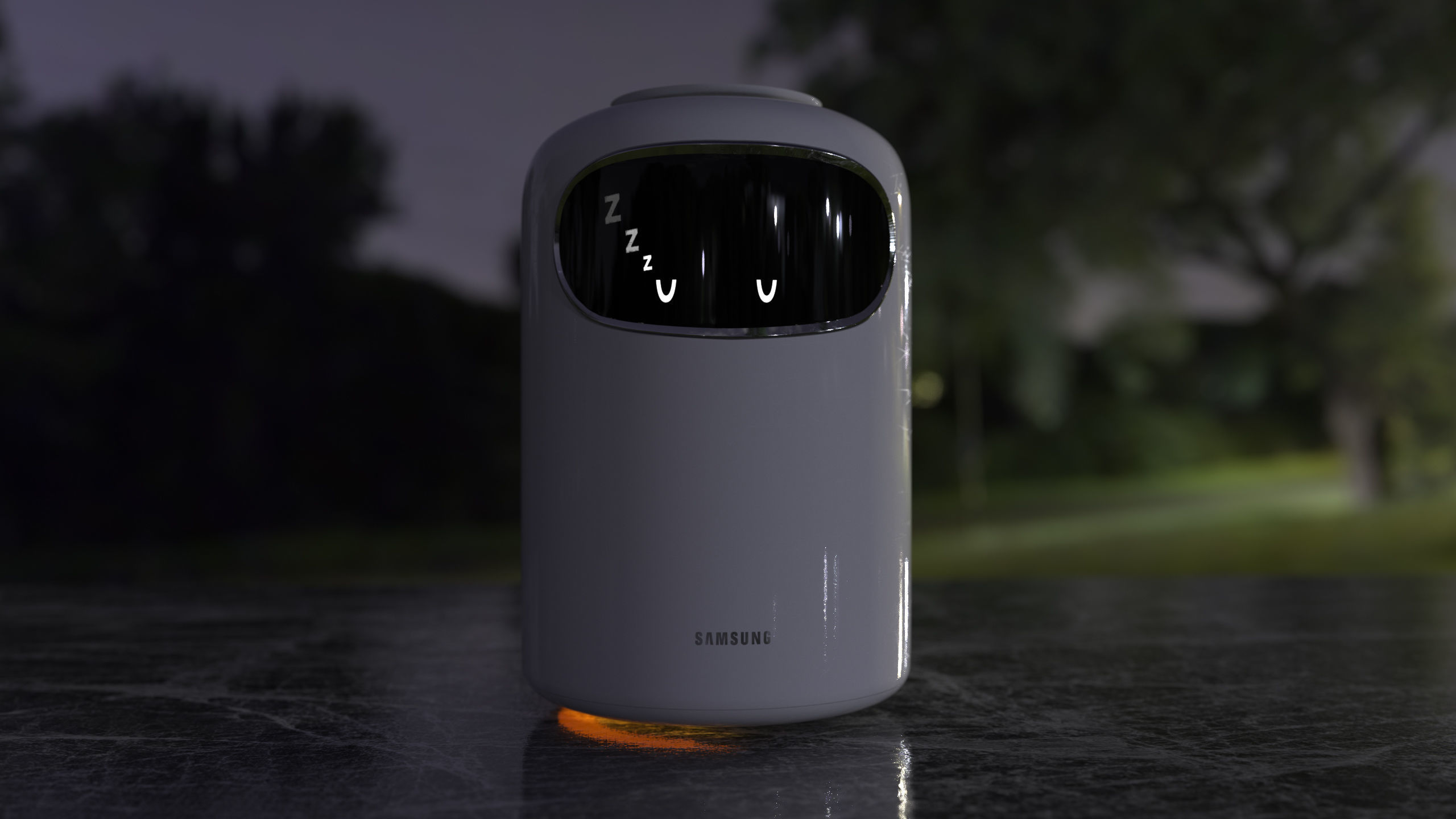 Samsung Bot Air - CES 2019 Represented 3D model 3D model_1