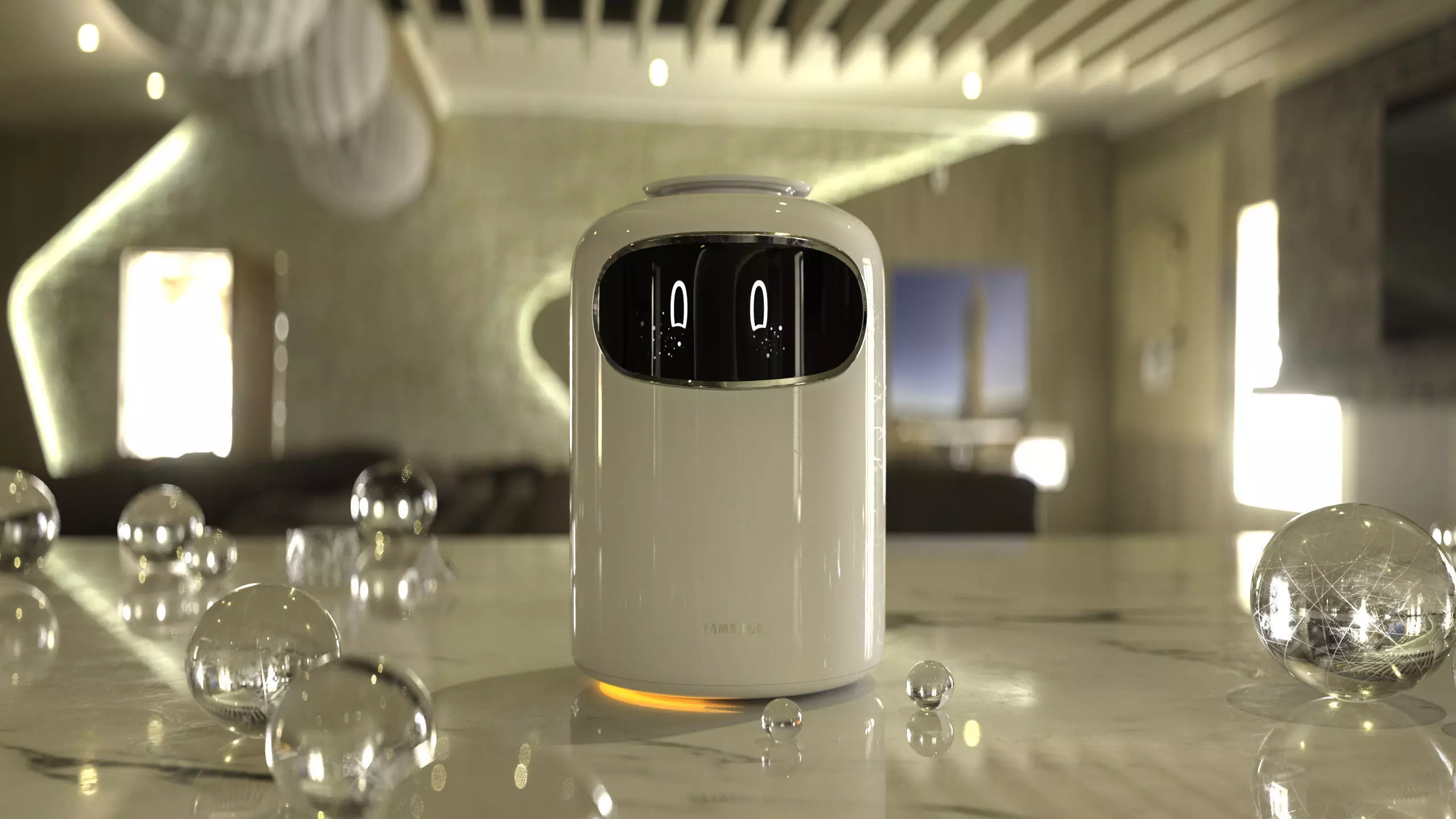 Samsung Bot Air - CES 2019 Represented 3D model 3D model_0