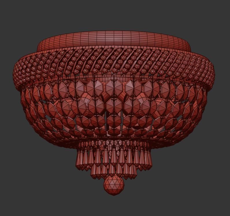 Chandelier Bari E 1 2 35 200 N 3D model_2