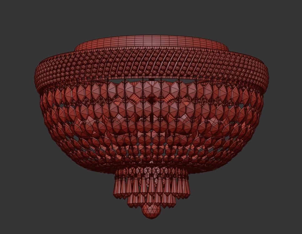 Chandelier Bari e 1 2 45 200 G  3D model_1