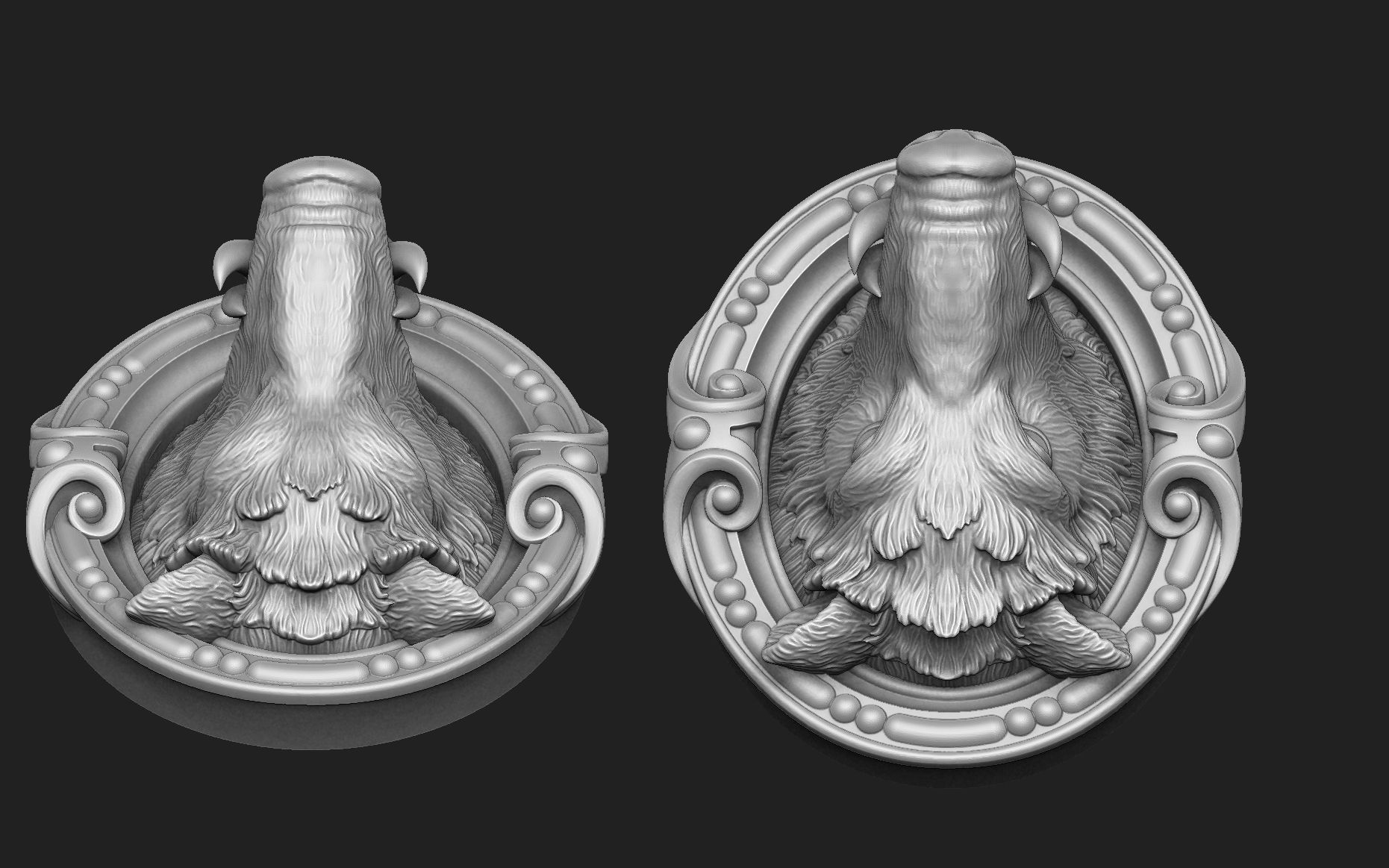 Boar Head Printable 3D print model_4