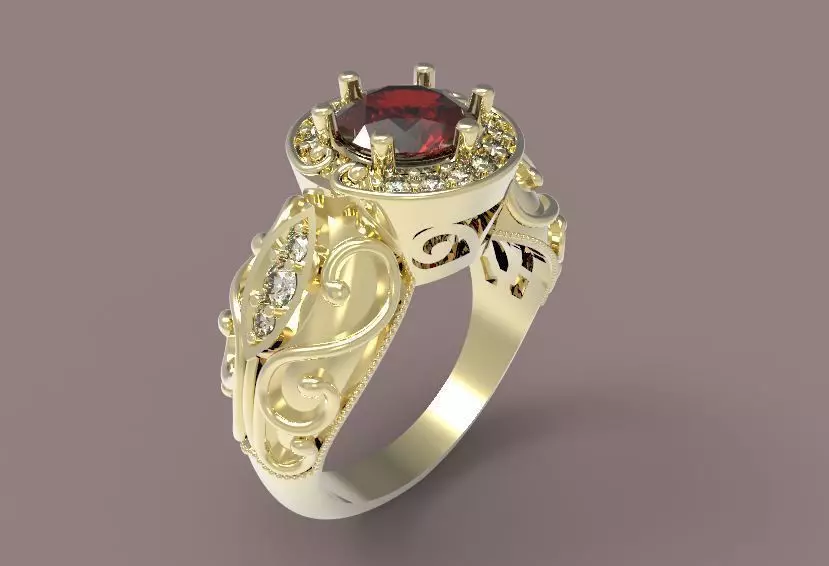 Ring 46 3D print model