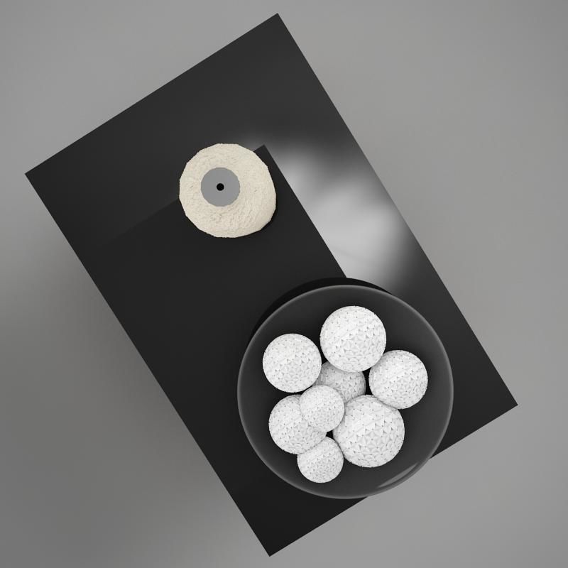 Living side Table 3D model_6