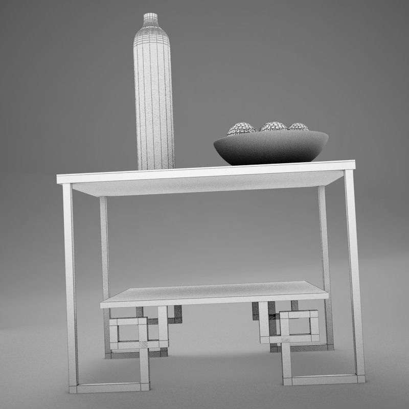 Living side Table 3D model_11