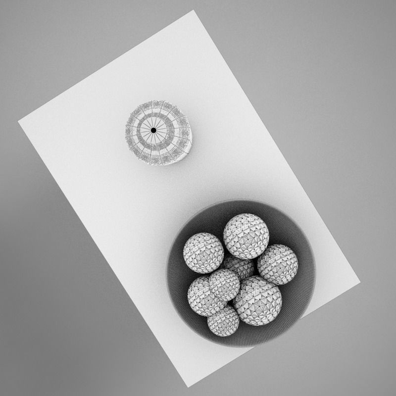 Living side Table 3D model_7
