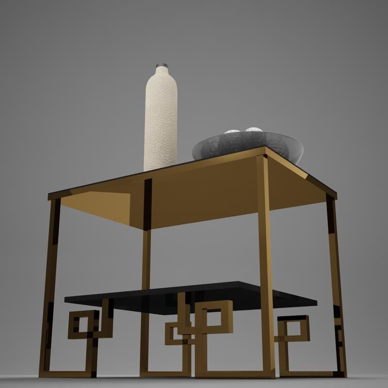 Living side Table 3D model_16