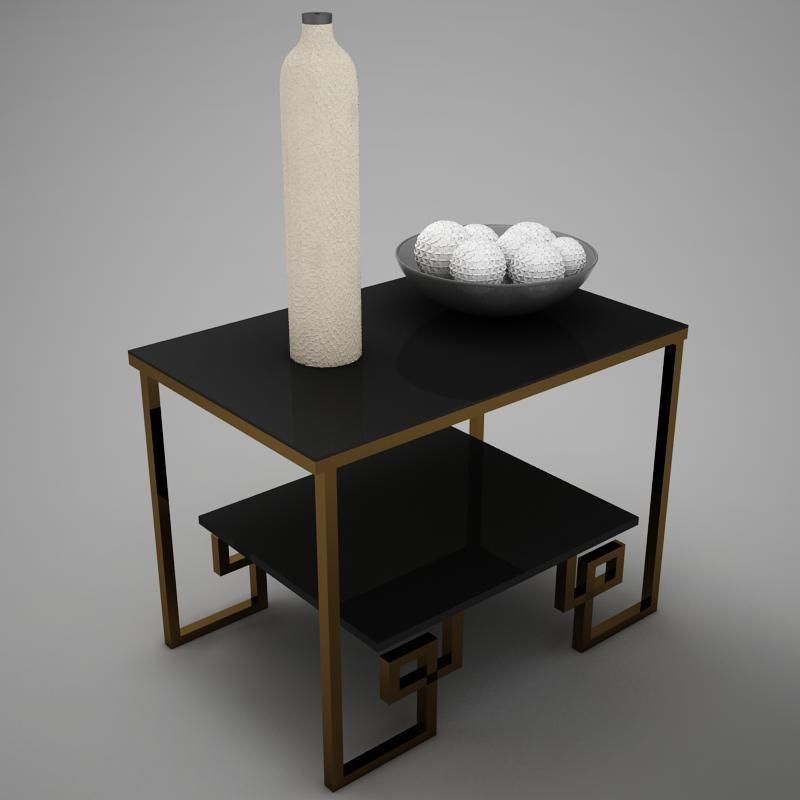 Living side Table 3D model_14