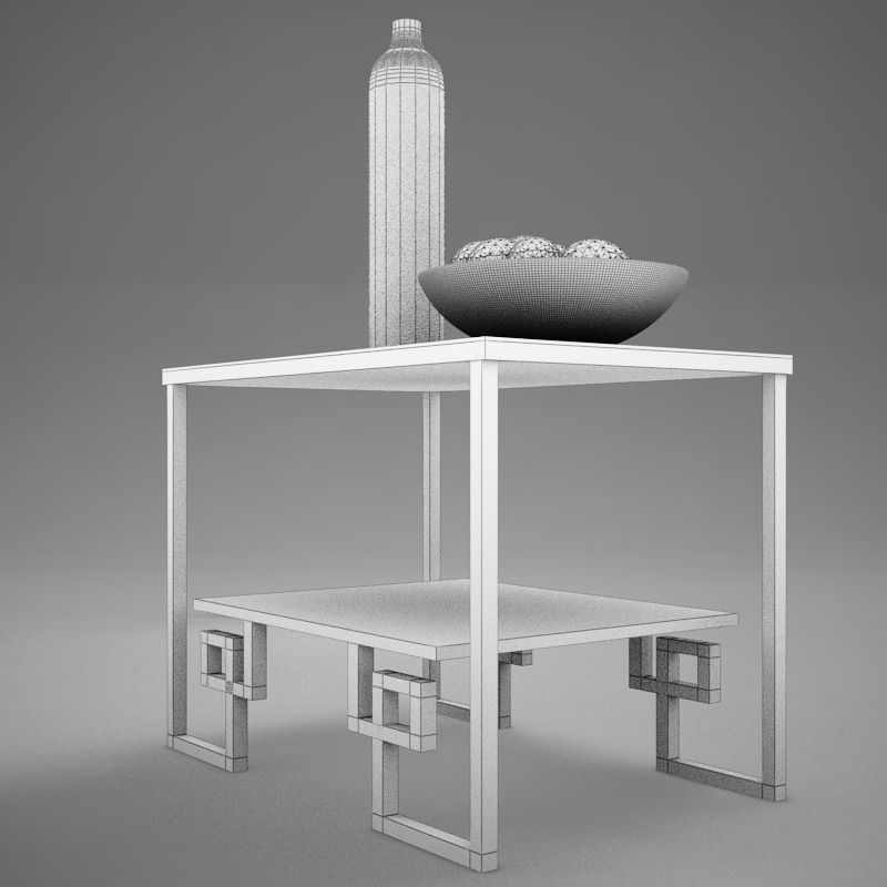 Living side Table 3D model_5