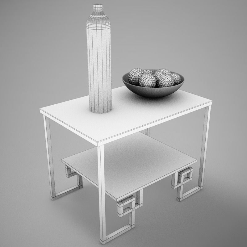 Living side Table 3D model_15