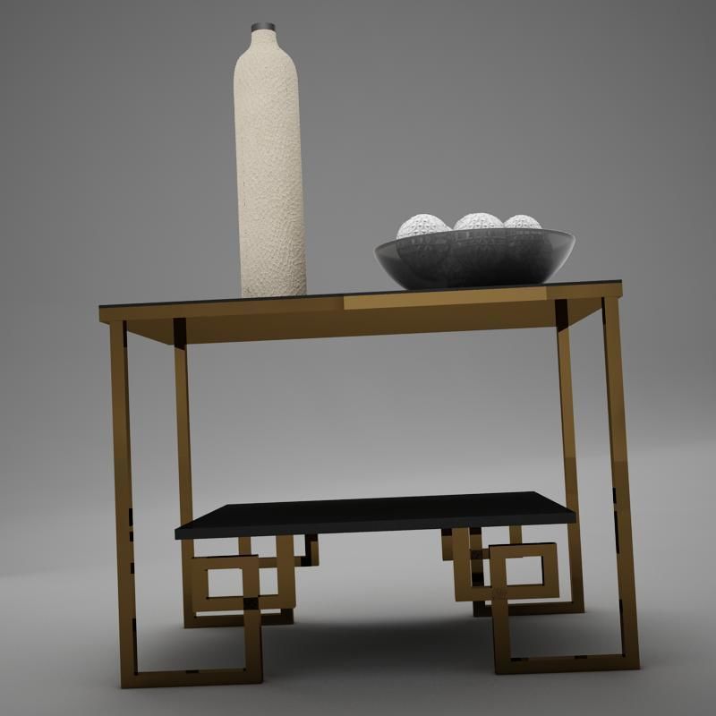 Living side Table 3D model_10