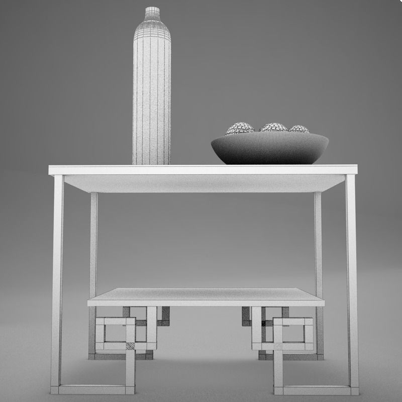 Living side Table 3D model_13