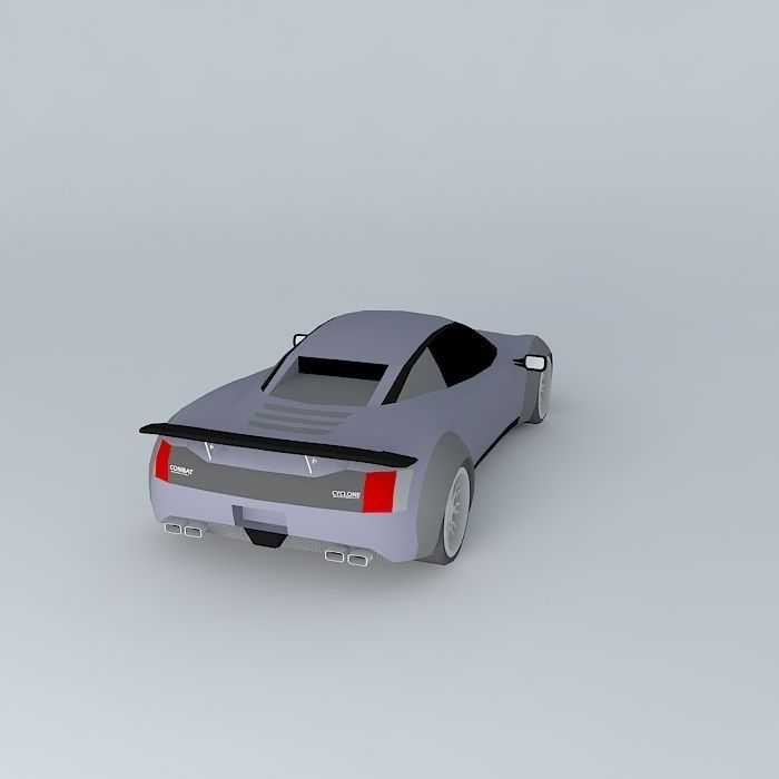 Combat Cyclone Supercharged V12 Free 3D model_1