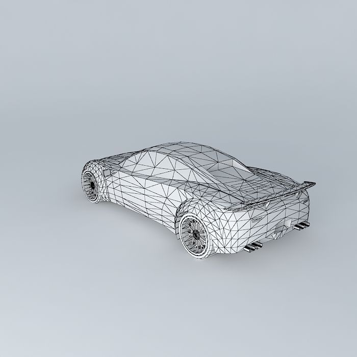 Combat Cyclone Supercharged V12 Free 3D model_4