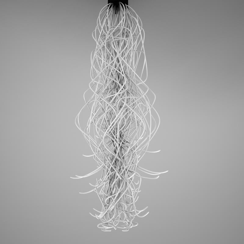 Spaghetti Lamp HD 3D model_6