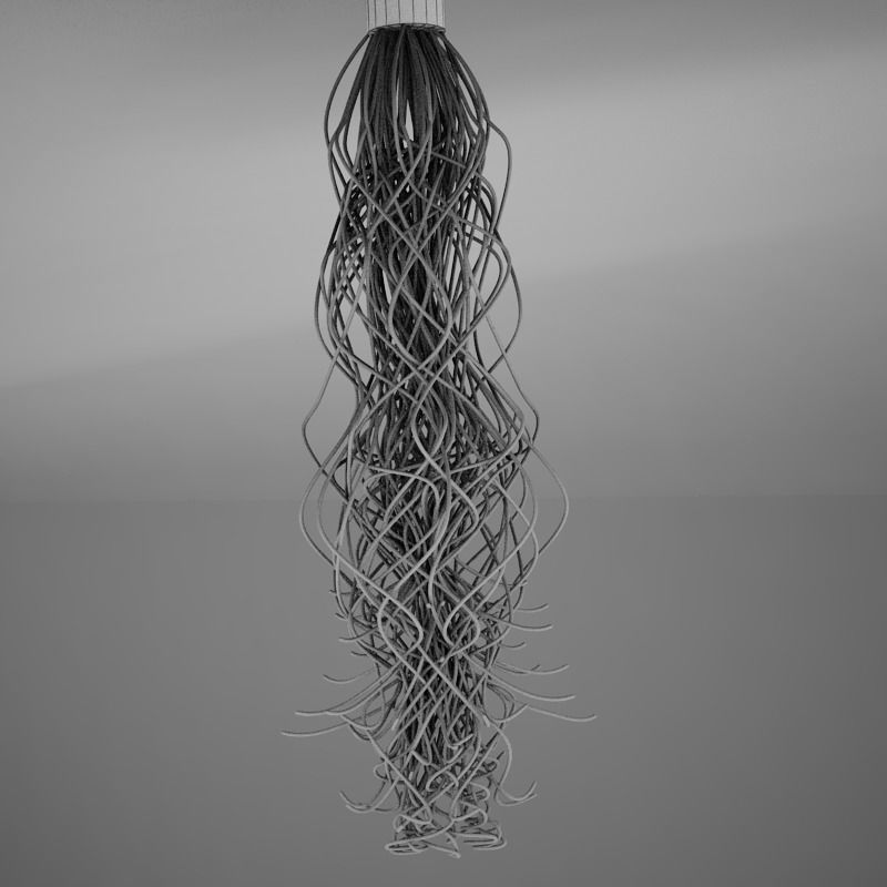 Spaghetti Lamp HD 3D model_12