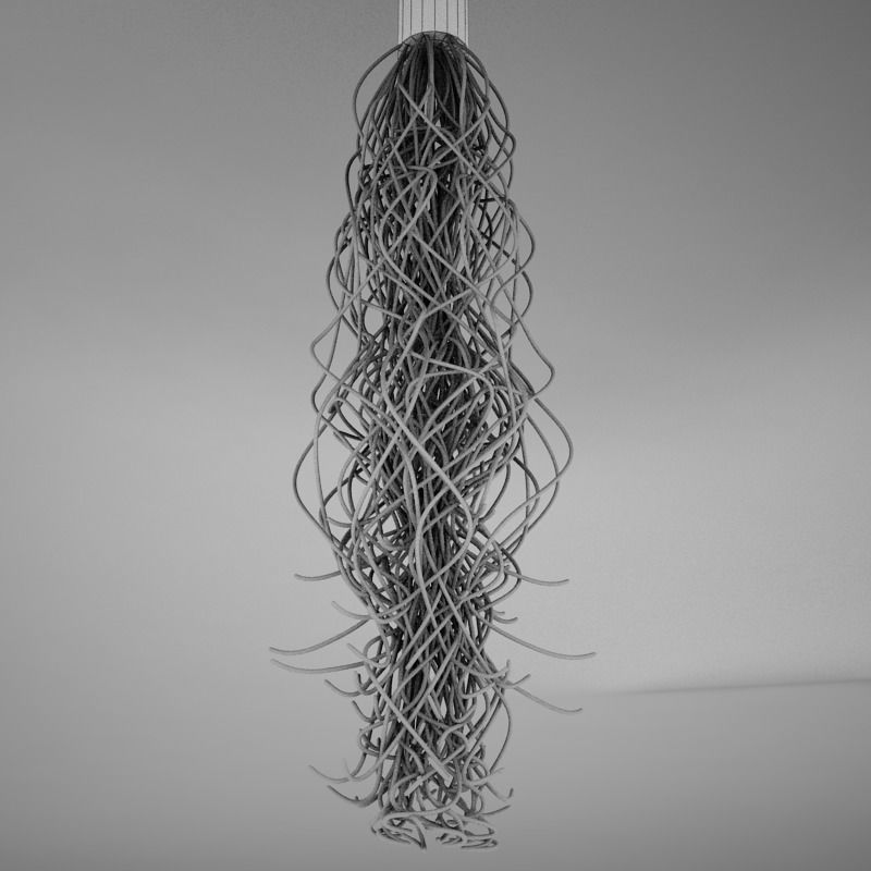 Spaghetti Lamp HD 3D model_8