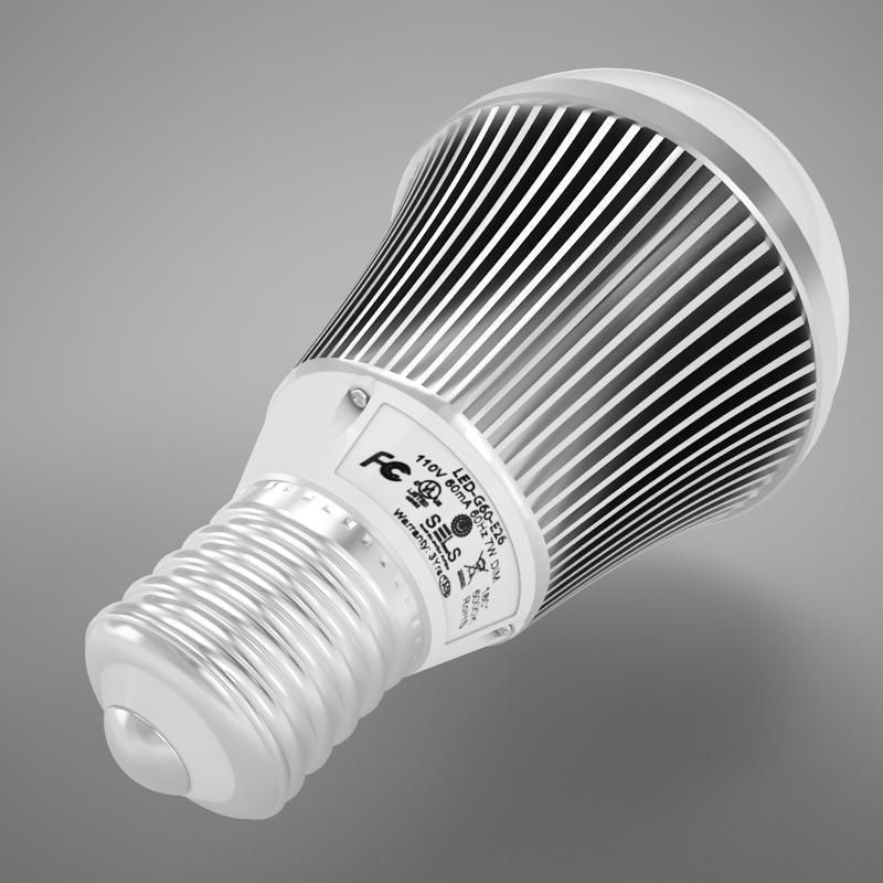 LED Light Bulb HD 3D model_19