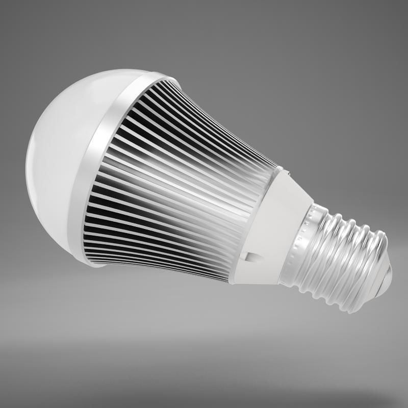 LED Light Bulb HD 3D model_5