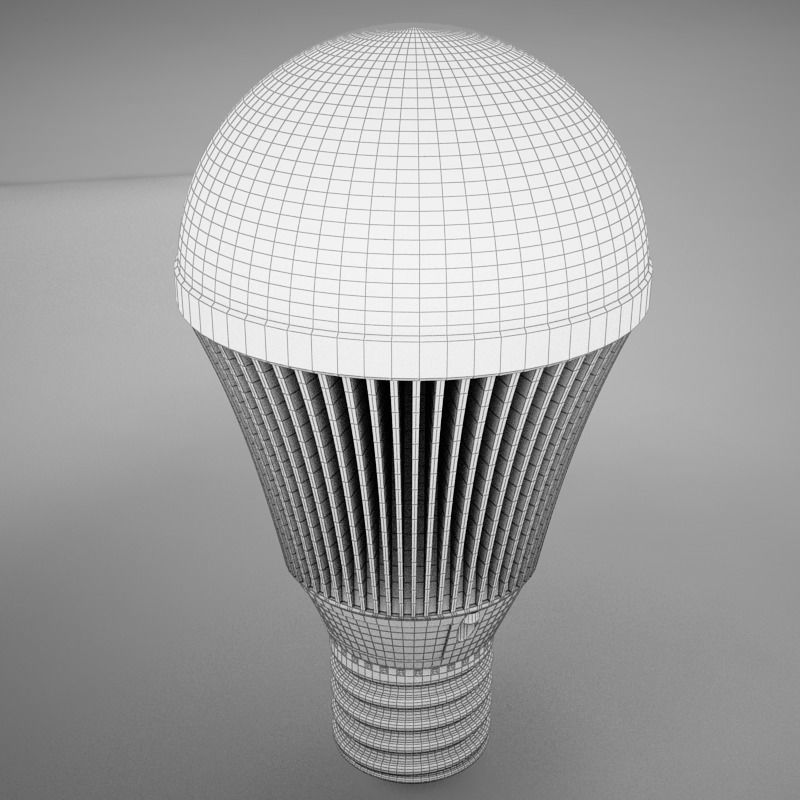LED Light Bulb HD 3D model_10