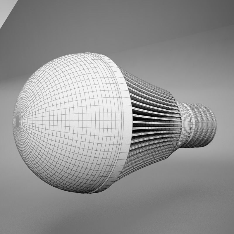 LED Light Bulb HD 3D model_15
