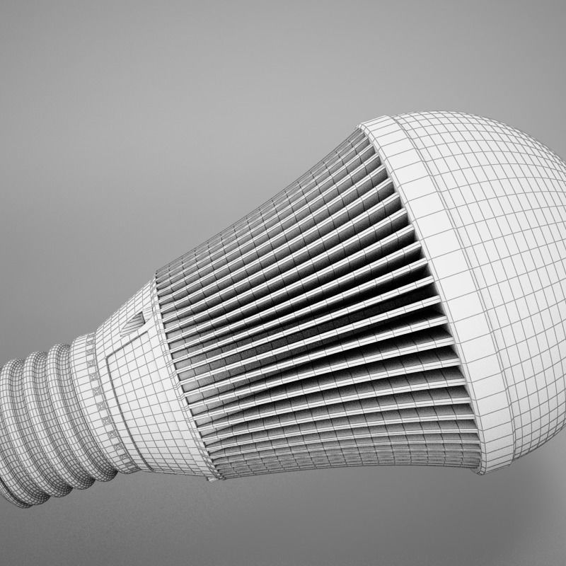 LED Light Bulb HD 3D model_17