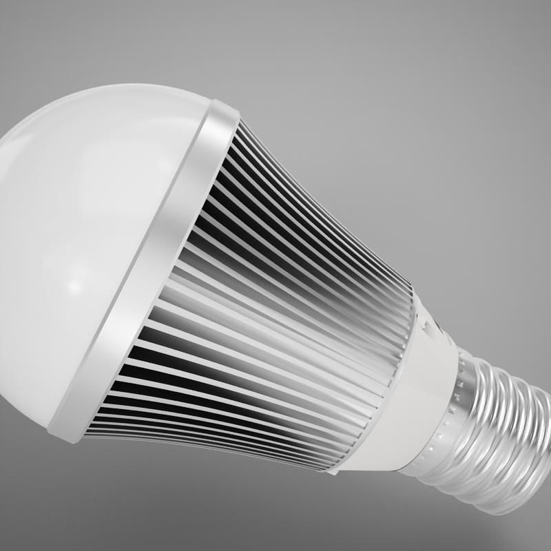 LED Light Bulb HD 3D model_9
