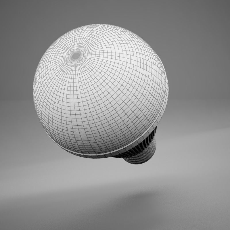 LED Light Bulb HD 3D model_14