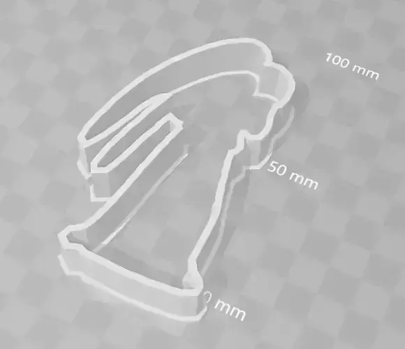 Weeping Angel Dr Who cookie cutter
