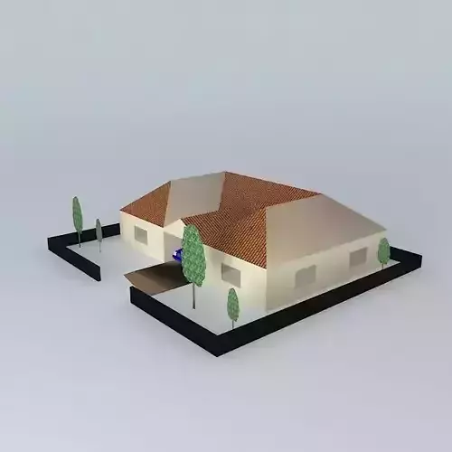 Basic House Model Free 3D model
