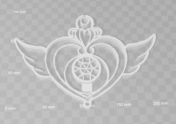 Sailor Moon Cookie cutter bundle 3D print model_3