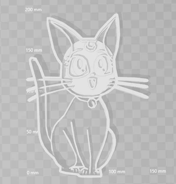 Sailor Moon Cookie cutter bundle 3D print model_1