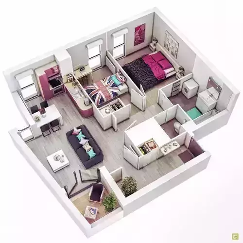 3D HOUSE PLANS 