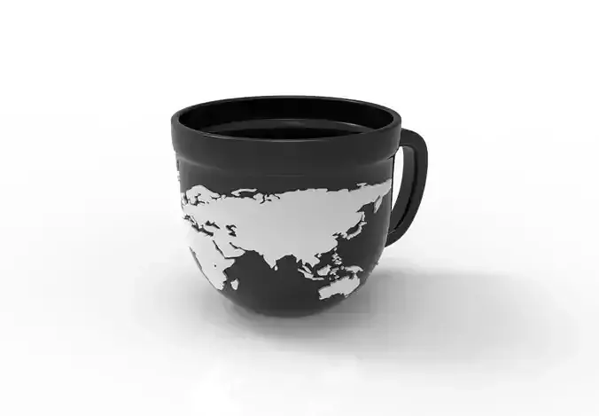 World Map Mug