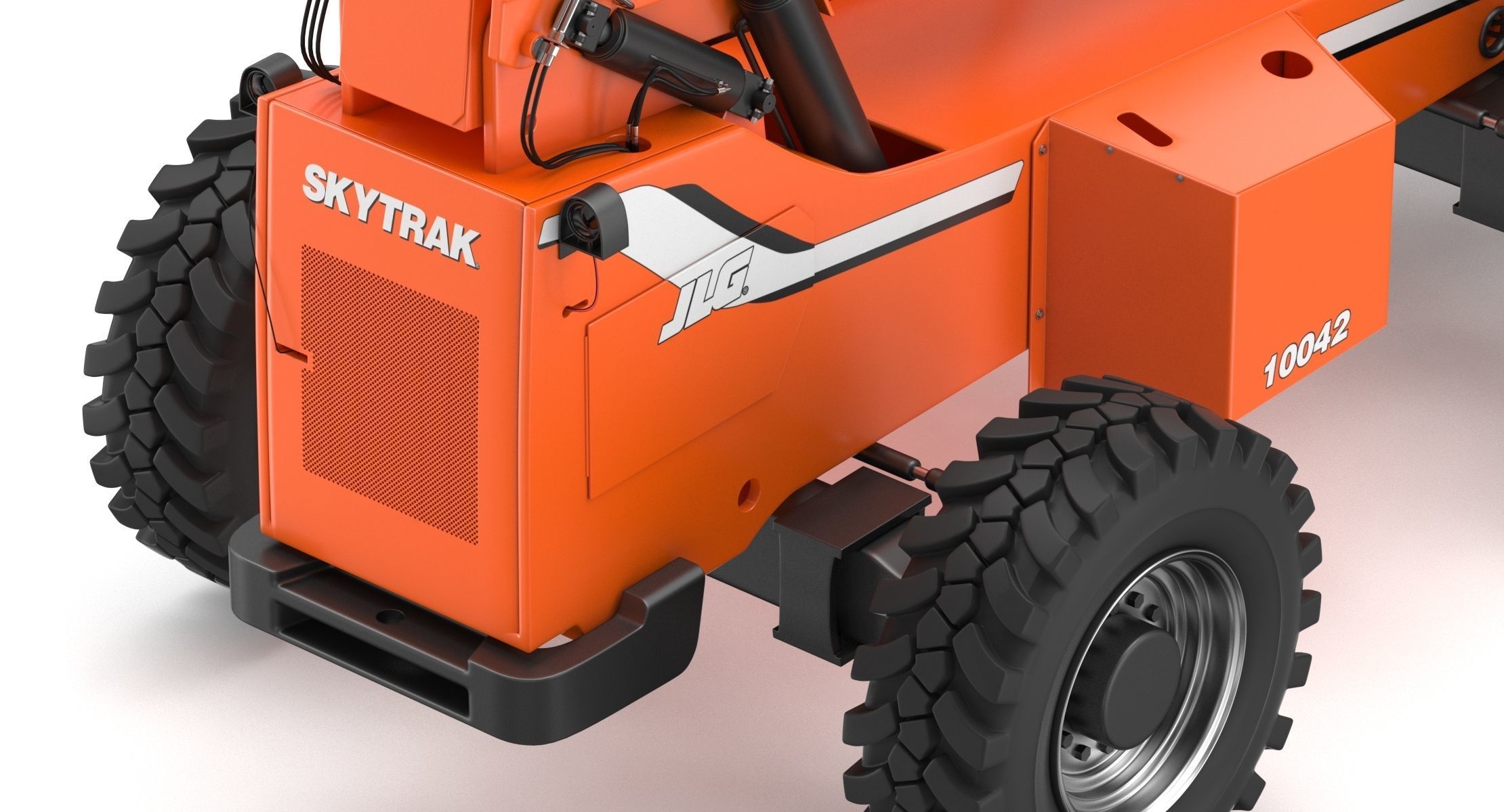 JLG 10042 SkyTrak Telehandlers 3D model_8