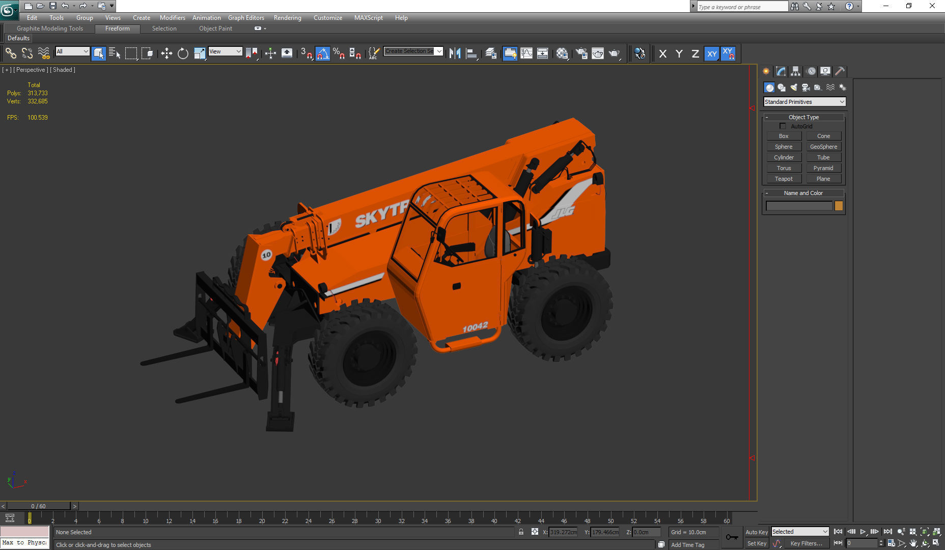JLG 10042 SkyTrak Telehandlers 3D model_20