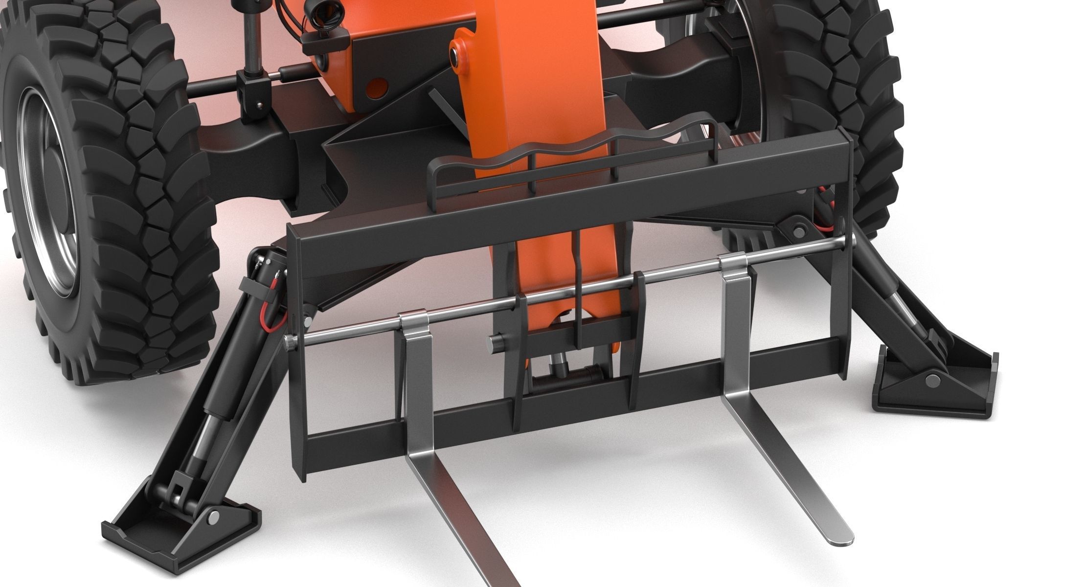 JLG 10042 SkyTrak Telehandlers 3D model_12