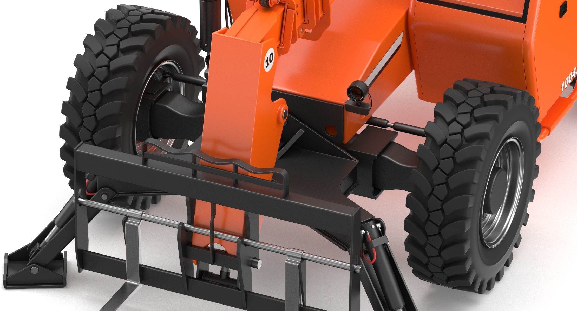 JLG 10042 SkyTrak Telehandlers 3D model_9