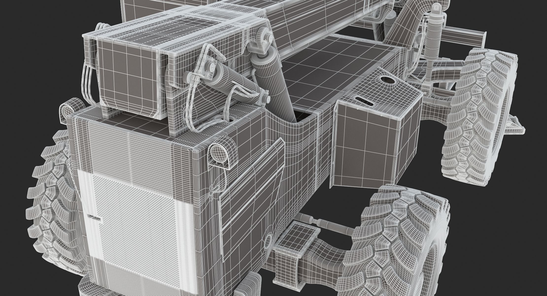 JLG 10042 SkyTrak Telehandlers 3D model_33