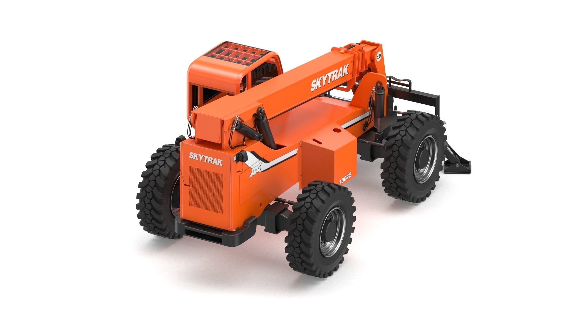 JLG 10042 SkyTrak Telehandlers 3D model_4
